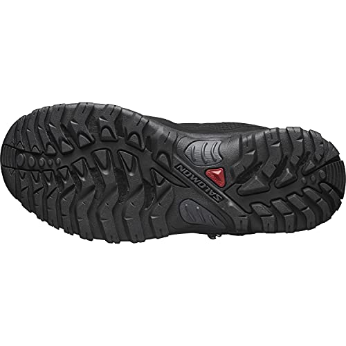 Salomon Shelter Climasalomon Waterproof (impermeable) Mujer Zapatos de invierno, Negro (Black/Ebony/Wine Tasting), 39 ⅓ EU