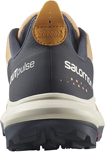 SALOMON Shoes OUTpulse W, Zapatillas de Senderismo Mujer, Fenugreek/Ebony/Blazing Orange, 40 2/3 EU