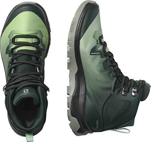 SALOMON Shoes Vaya, Zapatillas de Hiking Mujer, Multicolor (Green Gables/Spruce Stone/Shadow), 42 2/3 EU
