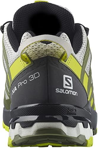 SALOMON Shoes XA Pro 3D v8, Zapatillas de Running Hombre, Lunar Rock/Evening Primrose/Olivine, 42 2/3 EU