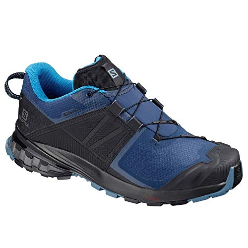 SALOMON Shoes XA Wild GTX, Zapatillas de Hiking Hombre, Azul (Sargasso Sea/Black/Bluestone), 40 2/3 EU