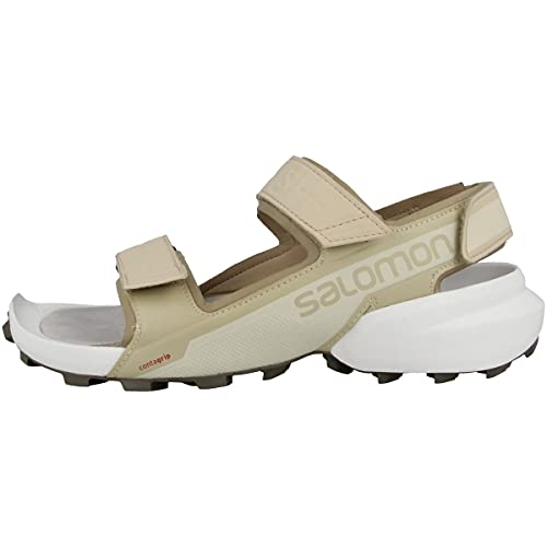 SALOMON Speedcross Sandal, Sandalias Deportivas Unisex Adulto, Safari/White/Bungee Cord, 44 EU