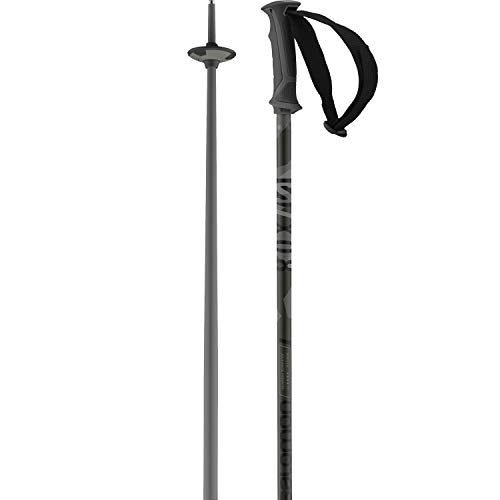 Salomon X 08 Alpine Ski Poles, Unisex Adulto, Gris (Grey Black), 120 cm
