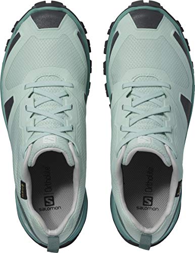 Salomon XA Collider Gore-Tex (impermeable) Mujer Zapatos de trail running, Azul (Icy Morn/Lunar Rock/North Atlantic), 45 ⅓ EU