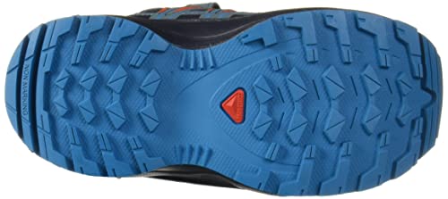 Salomon XA Pro 3D Climasalomon Waterproof (impermeable) Kids unisex-niños Zapatos de trail running, Azul (Navy Blazer/Mallard Blue/Hawaiian Surf), 28 EU