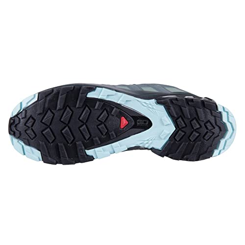 Salomon XA Pro 3D V8 Gore-Tex - Zapatos de Running, Mujer, Verde (Balsam Green/Green Gables/Pastel Turquoise), 45 1/3 EU
