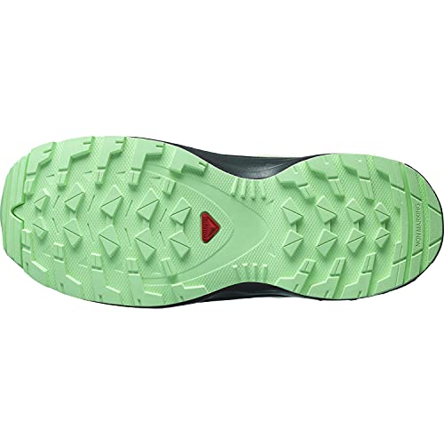 Salomon XA Pro V8 Climasalomon Waterproof (impermeable) unisex-niños Zapatos de trail running, Verde (Deep Teal/Black/Patina Green), 36 EU