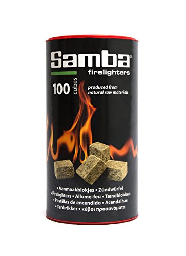Samba Fuego 0332 - Pastillas de encendido ecológico, color marrón