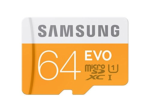 Samsung Evo MB-MP64DA/EU - Tarjeta de memoria micro SDXC de 64 GB (UHS -I Grade 1, Clase 10, con adaptador SD)
