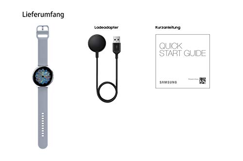 Samsung Galaxy Watch Active2 SM-R820 - Smartwatch Bluetooth, Plateado, 44 mm