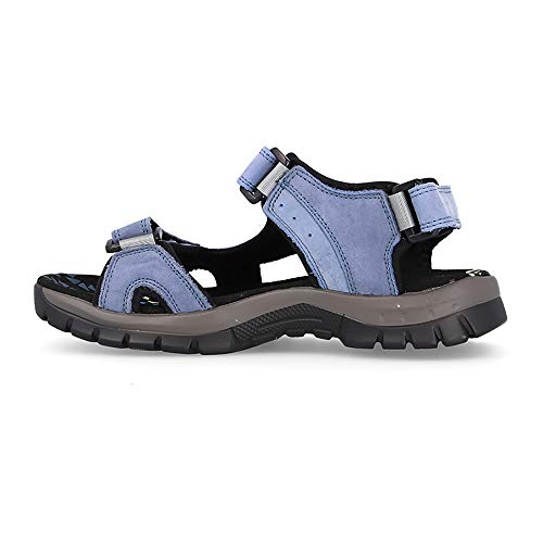 Sandalia Soft Azul Paredes Parana - Velcro - Talla 37