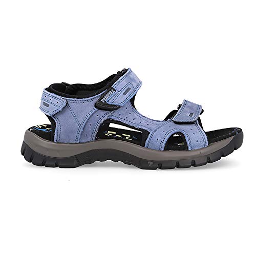 Sandalia Soft Azul Paredes Parana - Velcro - Talla 37