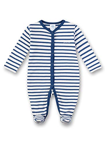 Sanetta Strampler Pijama, Azul (Blau 50221), 95 (Talla del Fabricante: 080) para Bebés