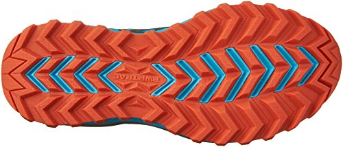 Saucony S10325-1, Zapatillas de Running Mujer, (Gris/Azulado/Najanja/Verde), 38.5 EU