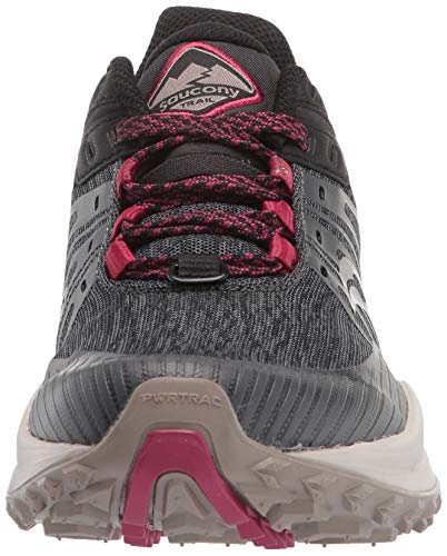 Saucony Women's Mad River TR2 Trail Running Shoe, Charcoal/Black, 8