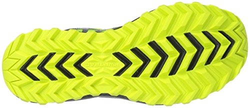 Saucony Zapatillas de Correr de Montaña para Hombre Xodus ISO., Verde (Cotton/Grey), 7,5 D(M) US