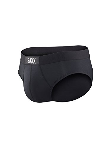 SAXX Underwear Co. Calzoncillos Calzoncillos Ultra Underwear para el Soporte Builtin Ballpark Pouch Medio Negro