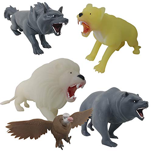 SBABAM - Depredadores de la Jungla Night Edition-Pack con 4 bolsitas Super Animales, 061-19