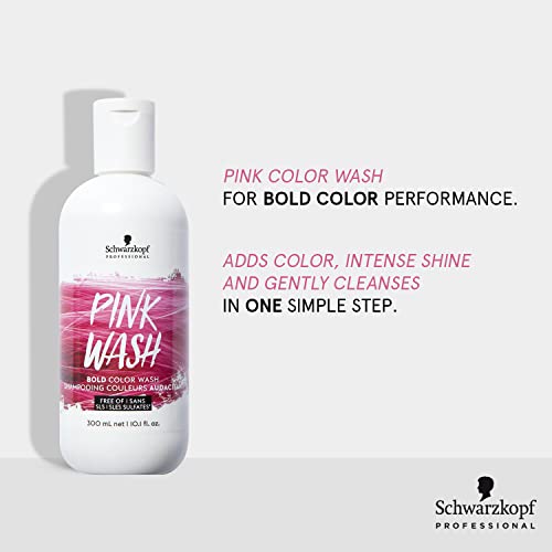 Schwarzkopf Bold Color Wash Champú de Color Rosa - 300 ml