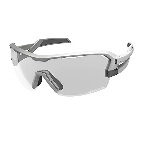 Scott Spur LS - Gafas de recambio para bicicleta, color plateado y gris claro