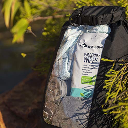 Sea to Summit Wilderness Compact-Packet of 12 Wipes Accesorios Escalada, Adultos Unisex, White, Talla Única