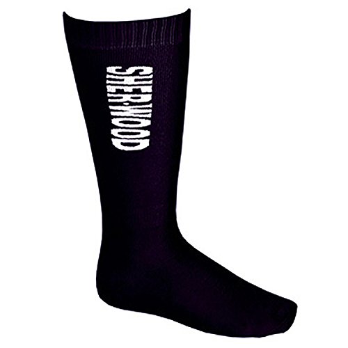Sherwood Calcetines de ocio, adecuados también para hockey sobre hielo, calcetines deportivos, largos, pack de 2, Unisex adulto, 49103, Negro , 39-42