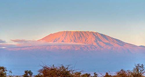 SHILIHOME Monte Kilimanjaro El Pico más Alto de África en la madrugada Pintura por números DIY Único