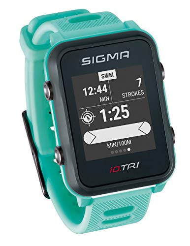Sigma Sport ID.Tri Basic Reloj de triatlón GPS, Unisex-Adult, Neon Mint,
