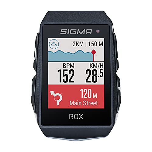 SIGMA SPORT ROX 11.1 EVO Blanco | Ciclocomputador inalámbrico GPS y navegación, con soporte GPS | Navegación GPS en exteriores con muchas funciones inteligentes