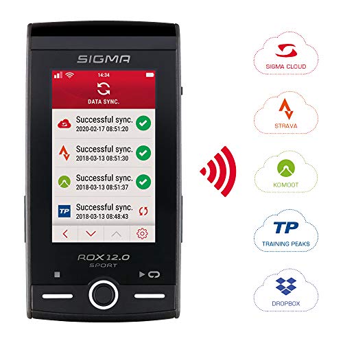 Sigma Sport Rox 12.0 Sport Ciclocomputador con navegación GPS, Gris, 4 GB
