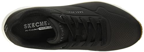 Skechers Uno- Stand On Air, Zapatillas Mujer, Negro (BLK Black Durabuck), 38 EU