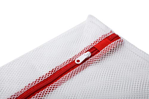 Smart-T-Haus 7012003 Bolsa Saco de Lavado de Malla para Proteger Ropa Delicada, 50 x 35 cms, Blanca