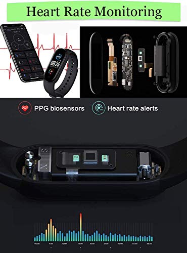 Smartwatch Fitness Reloj Inteligente,Tracker Fitness con Oxígeno Sanguíneo Presión Arterial Frecuencia Cardíaca,podómetro,Calorías,Monitor de Sueño, Monitores de Actividad,Pulsera de Fitness