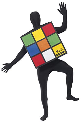 Smiffy'S 33663 Disfraz Unisex Del Rubik'S Cube, Multicolor, Tamaño Único