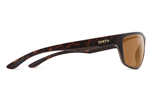 SMITH Redding Gafas, Tortuga Ámbar Oscuro Mate/Chromapop + Espejo de Bronce Polarizado, 62 Unisex Adulto
