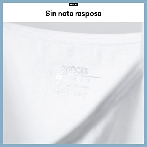 Snocks Camiseta Sin Mangas Mujer Algodón con Tirantes Finos con Camisa Sólida Básica para Mujer 2X Blanco Tamaño XS (34) Chalecos Interiores para Mujer