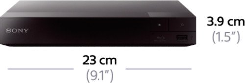 Sony BDPS3700 - Reproductor de Blu-ray Disc (con CD, DVD, Wi-Fi, función de duplicado de pantalla, USB reproductor, tiempos de carga mejorados)