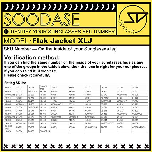 SOODASE Negro/Gris Kit de goma de silicona Earsocks de repuesto Para Oakley Flak Jacket/Flak Jacket XLJ Gafas de sol
