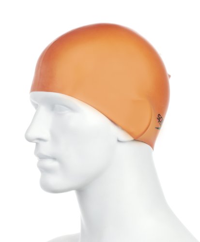 Speedo Badekappe Moud Cap AU - Ropa de natación con protección Solar para Hombre, Color Naranja, Talla DE: One Size
