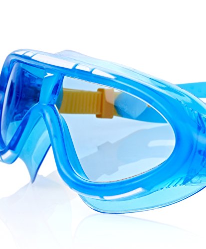 Speedo Biofuse Rift Gafas de Natación, Unisex niños, Azul/Naranja, Talla Única