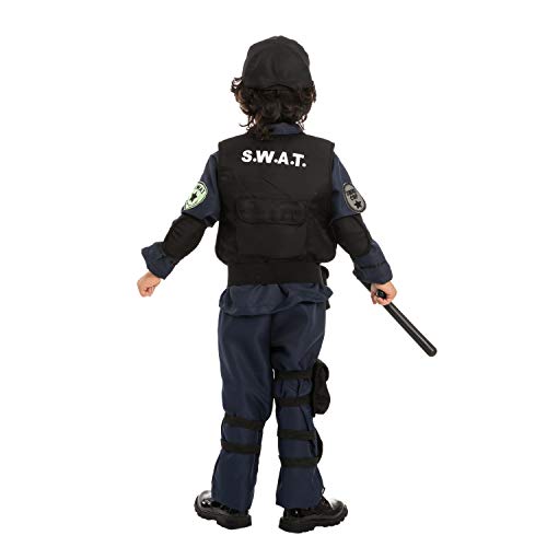 Spooktacular Creations Police SWAT Costume for Kids Halloween Cosplay, S.W.A.T. Police Officer (Toddler( 3- 4yrs ))