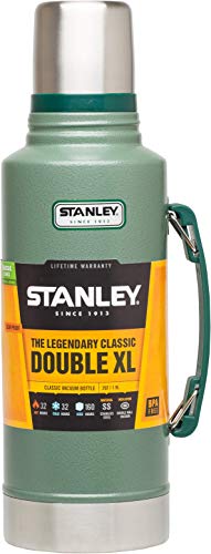 Stanley - Termo Estilo Clásico (1,9 L), Color Verde + The Legendary Classic Hammertone Doble Pared De Aislamiento Al Vacío