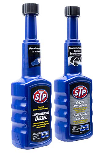 STP® - PACK PRE-ITV DIÉSEL - Limpia inyectores diésel + Antihumos diésel - Reduce emisiones, ahorra combustible y recupera el rendimiento