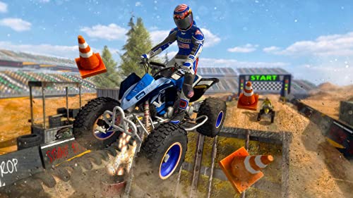 Stunt Extreme Man Down Hill Jumping Feast Adventure 3D: Atv Hill Climbing Racing Simulator Juego Gratis para Niños