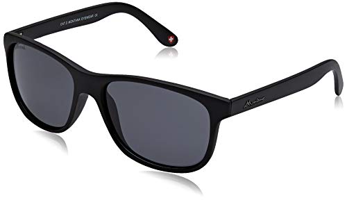 Sunoptic Unisex adulto Montana Gafas de sol, Negro (Black/Grey),
