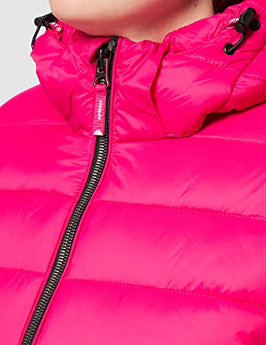 Superdry Classic Fuji Puffer Jacket Chaqueta, Hot Pink, XS para Mujer