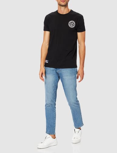 Superdry M101111a Expedition tee, Negro, S para Hombre