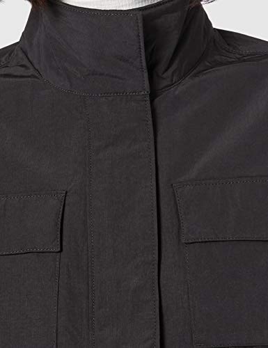 Superdry Pocket Jacket Chaqueta Ripstop con 4 Bolsillos, Negro, M para Mujer
