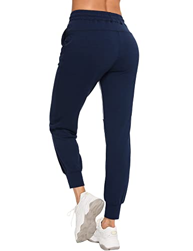 Sykooria Pantalones Chandal Mujer Casuals con Cordón Largos Pantalones Deportivos Verano con Bolsillos para Correr Gimnasio Yoga
