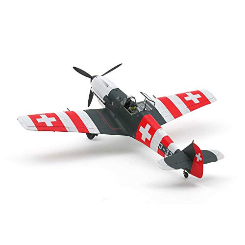 Tamiya 1:48 ME Bf109 E-3 Suiza, réplica Fiel, plástico, Hobby, encolado, Kit de modelismo, Montaje, sin Pintar, Multicolor (25200)